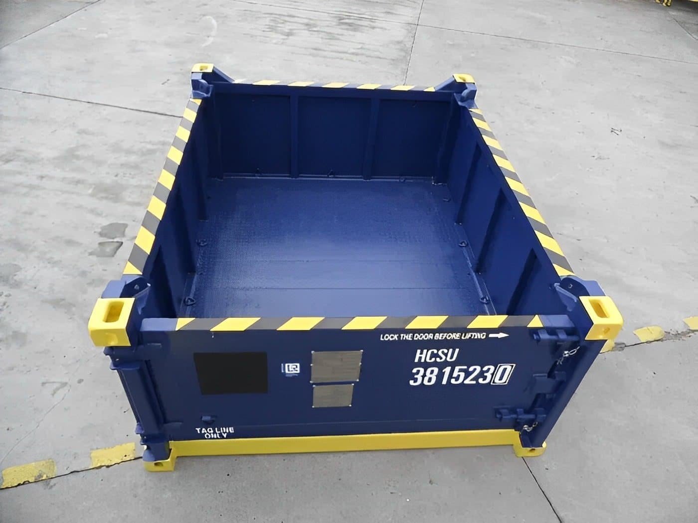 10ft DNV 2.7-1 Half-Height Open Top Container – Stackable, Corten Steel, Certified - Image 5