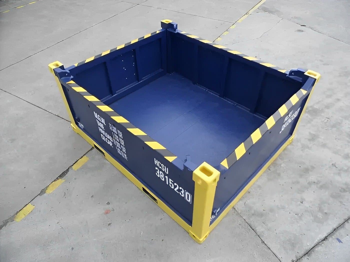 10ft DNV 2.7-1 Half-Height Open Top Container – Stackable, Corten Steel, Certified - Image 6