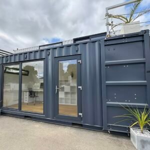 20ft x 8ft Custom Shipping Container Conversion | Portable Building | Garden Office
