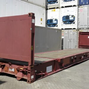 40Ft X 8Ft Used Flat Rack Shipping Container
