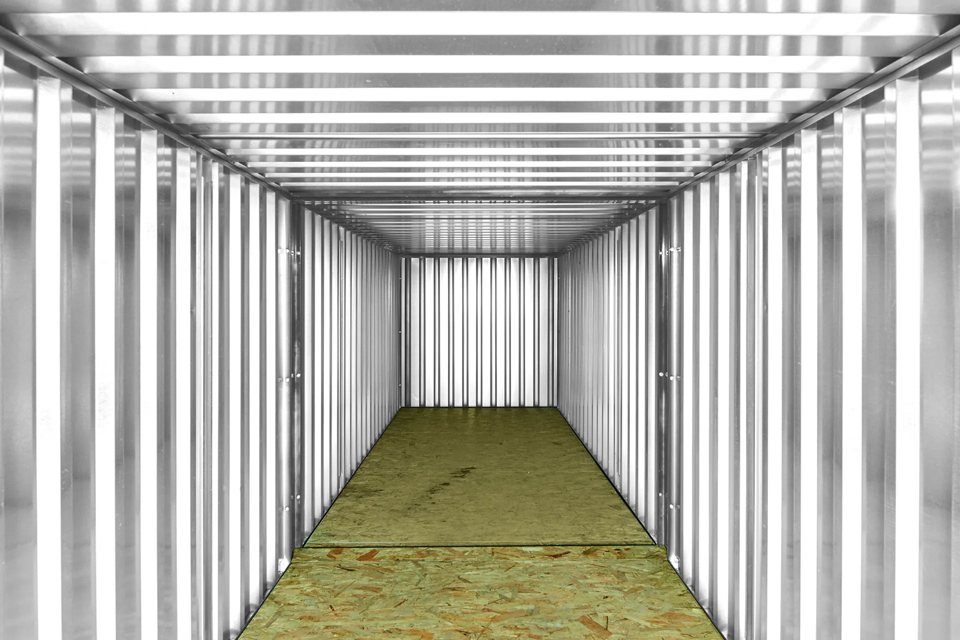 6M X 2.1M End Linked Flat Packed Container Bundle (Galvanised) - Image 2