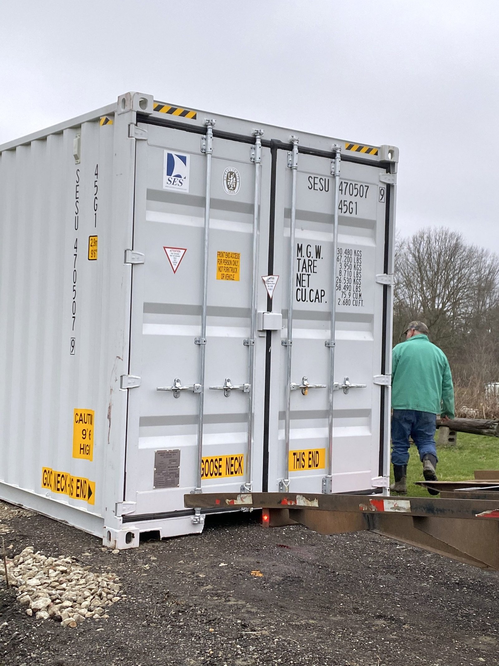 New 40ft Double Door High Cube Shipping Container in Portland, Oregon