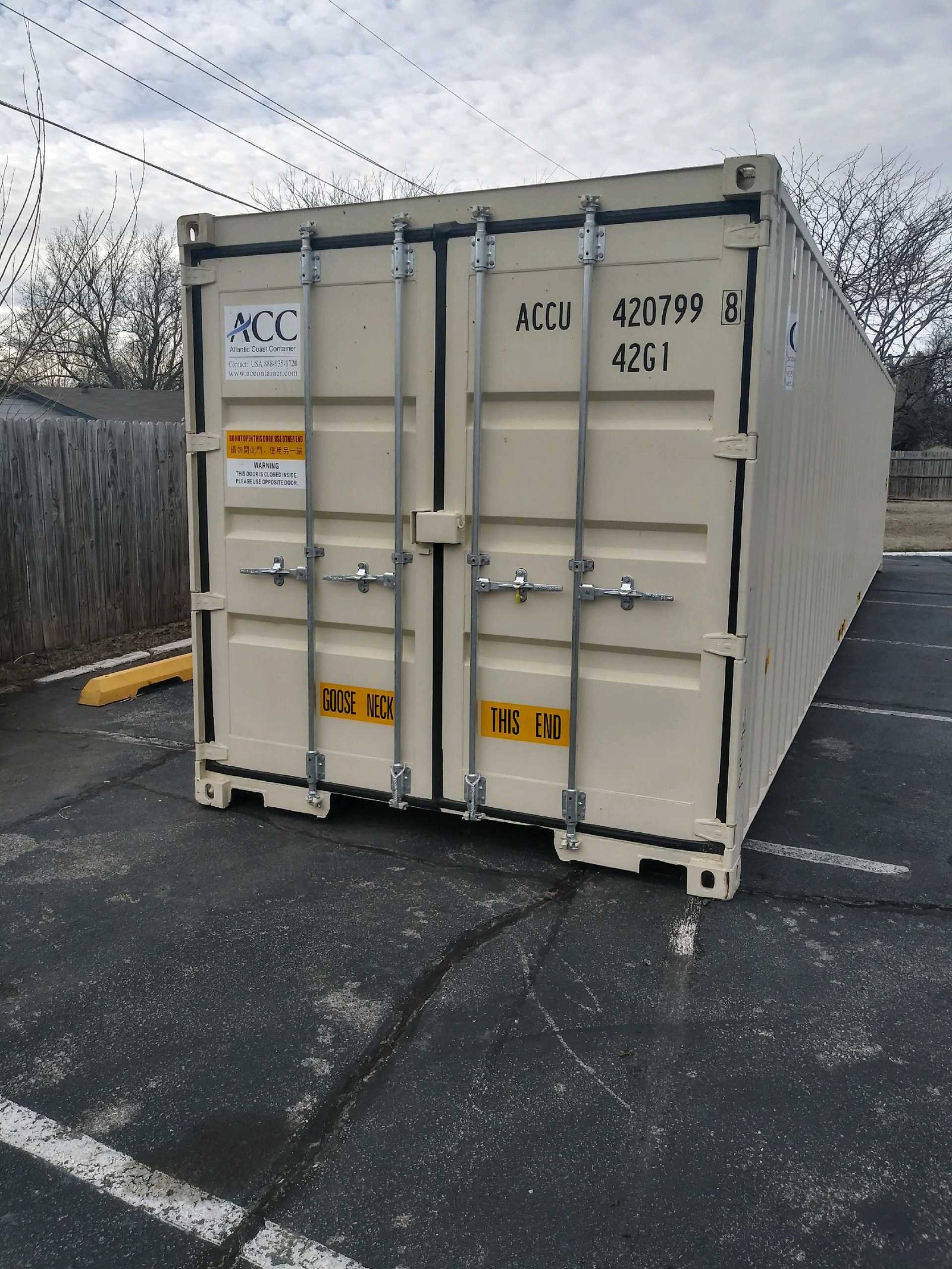 New 40ft Double Door High Cube Shipping Container in Portland, Oregon - Image 2