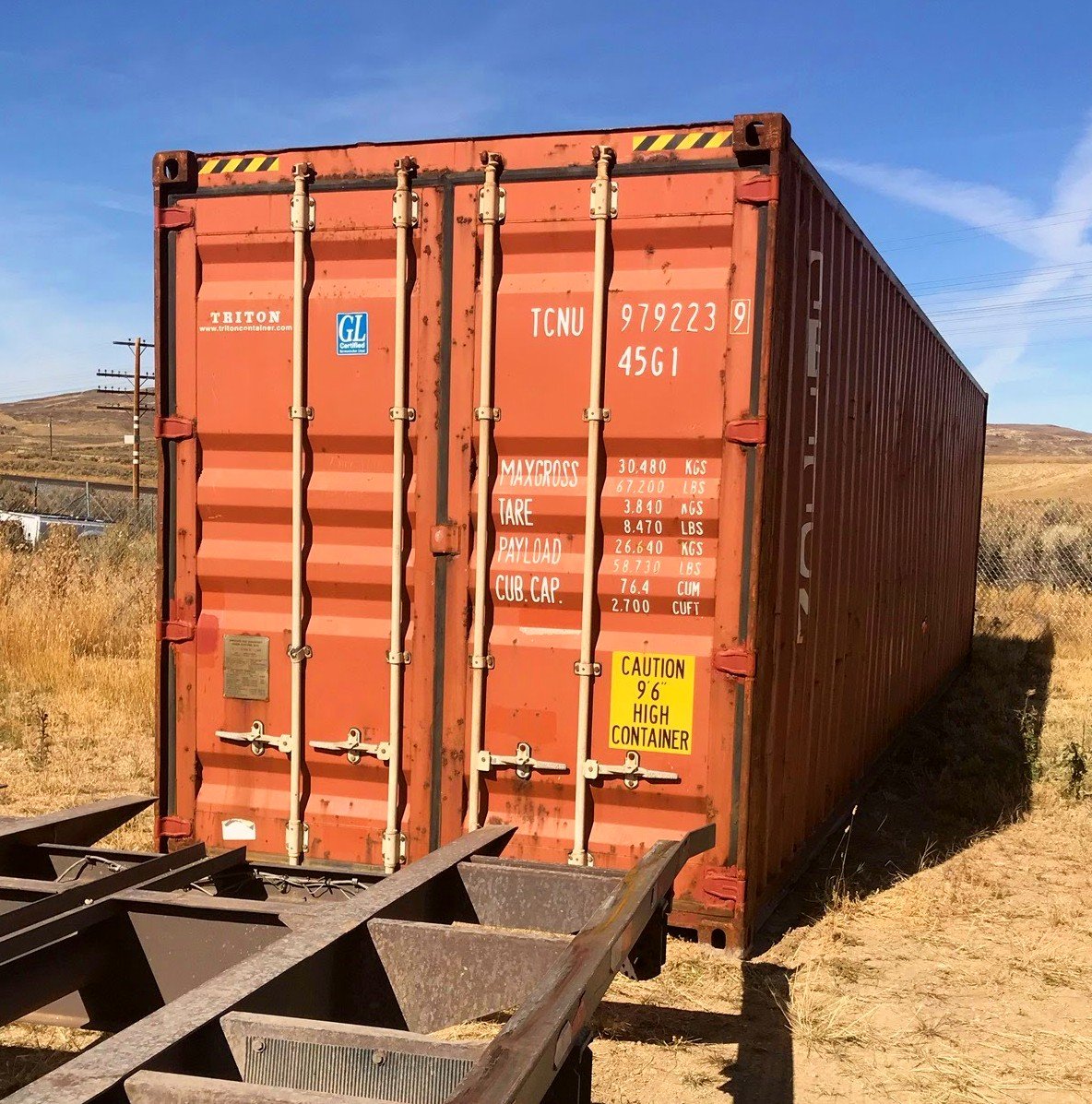 Used 40ft High Cube Shipping Container in Nashville, Tennessee