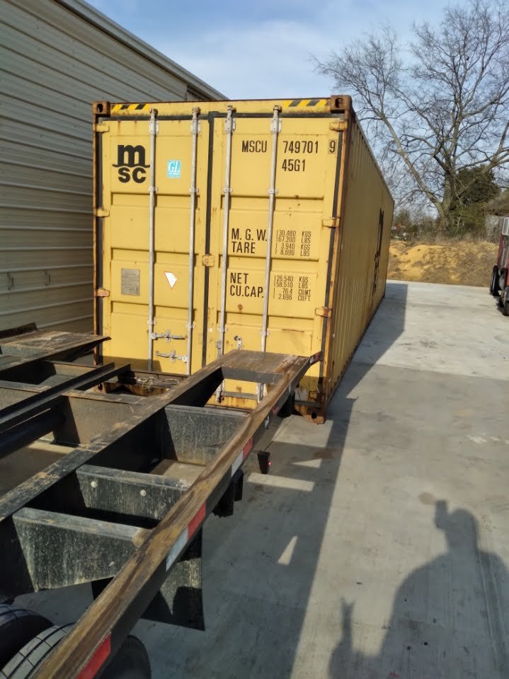 Used 40ft High Cube Shipping Container in New Orleans, Louisiana